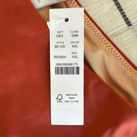 J. Crew Curved Waist Cheeky Bikini Bottom Red Size XXL NWT - Picture 6 of 8